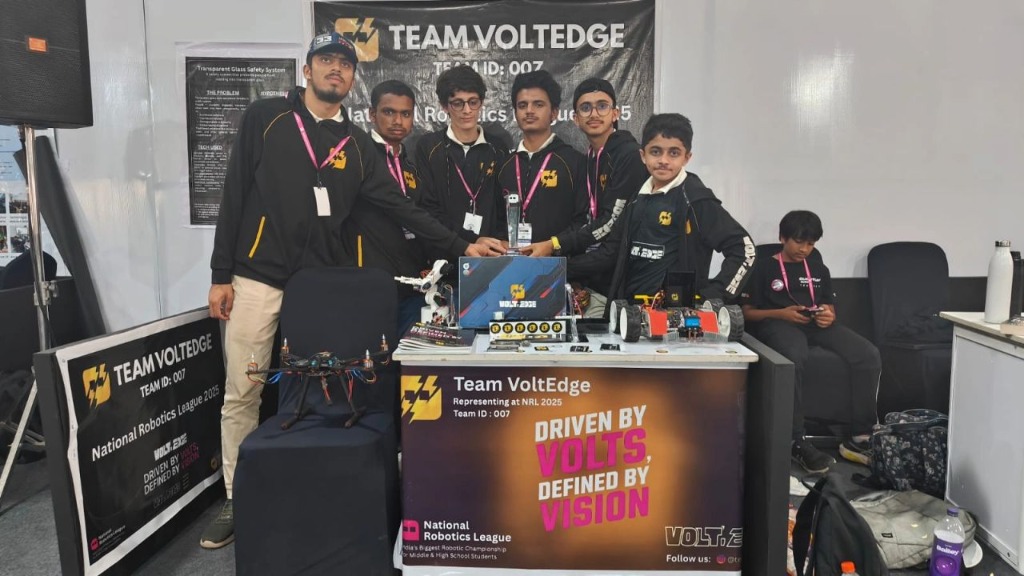 Team VoltEdge Official Pit Booth at IIT Bombay